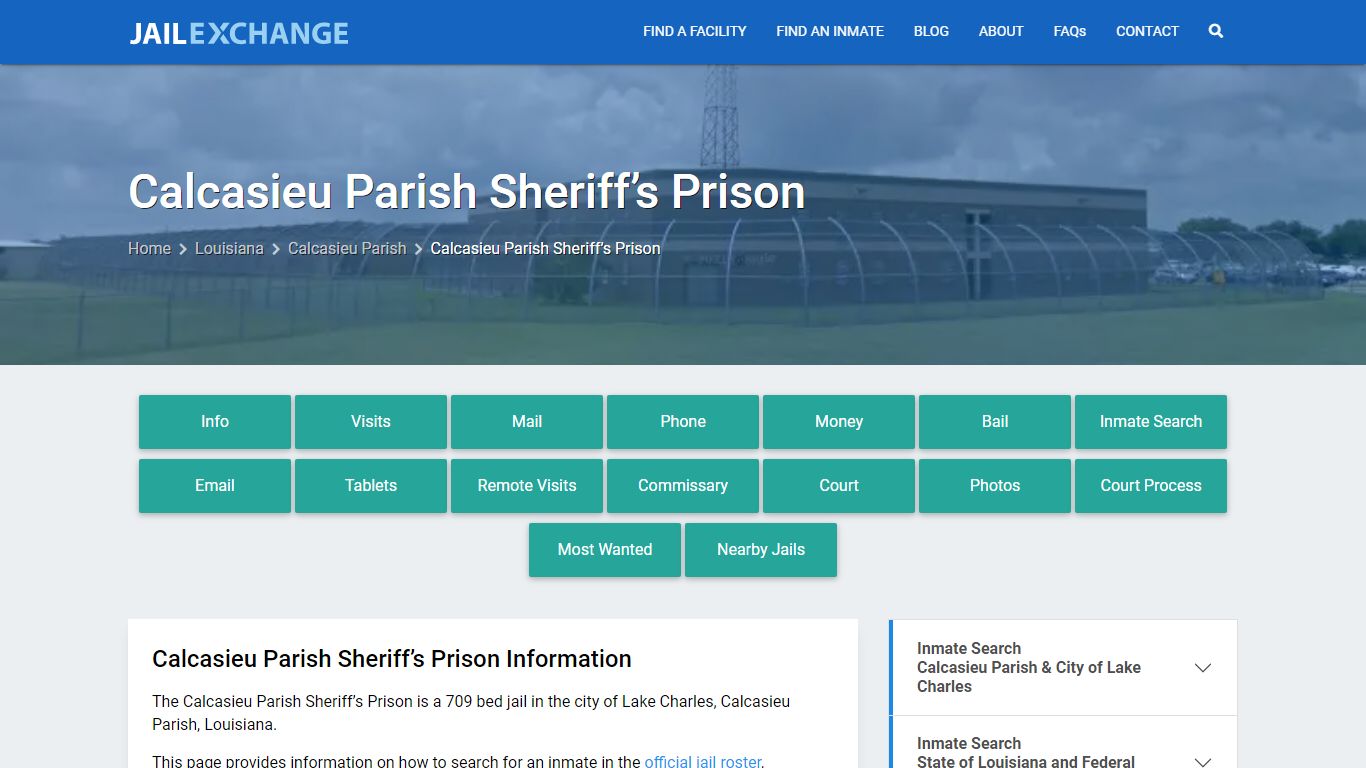 Calcasieu Parish Sheriff’s Prison - Jail Exchange